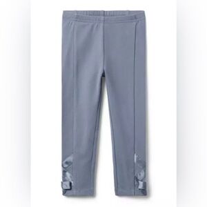 Bow Cuff Legging — Dusty Blue